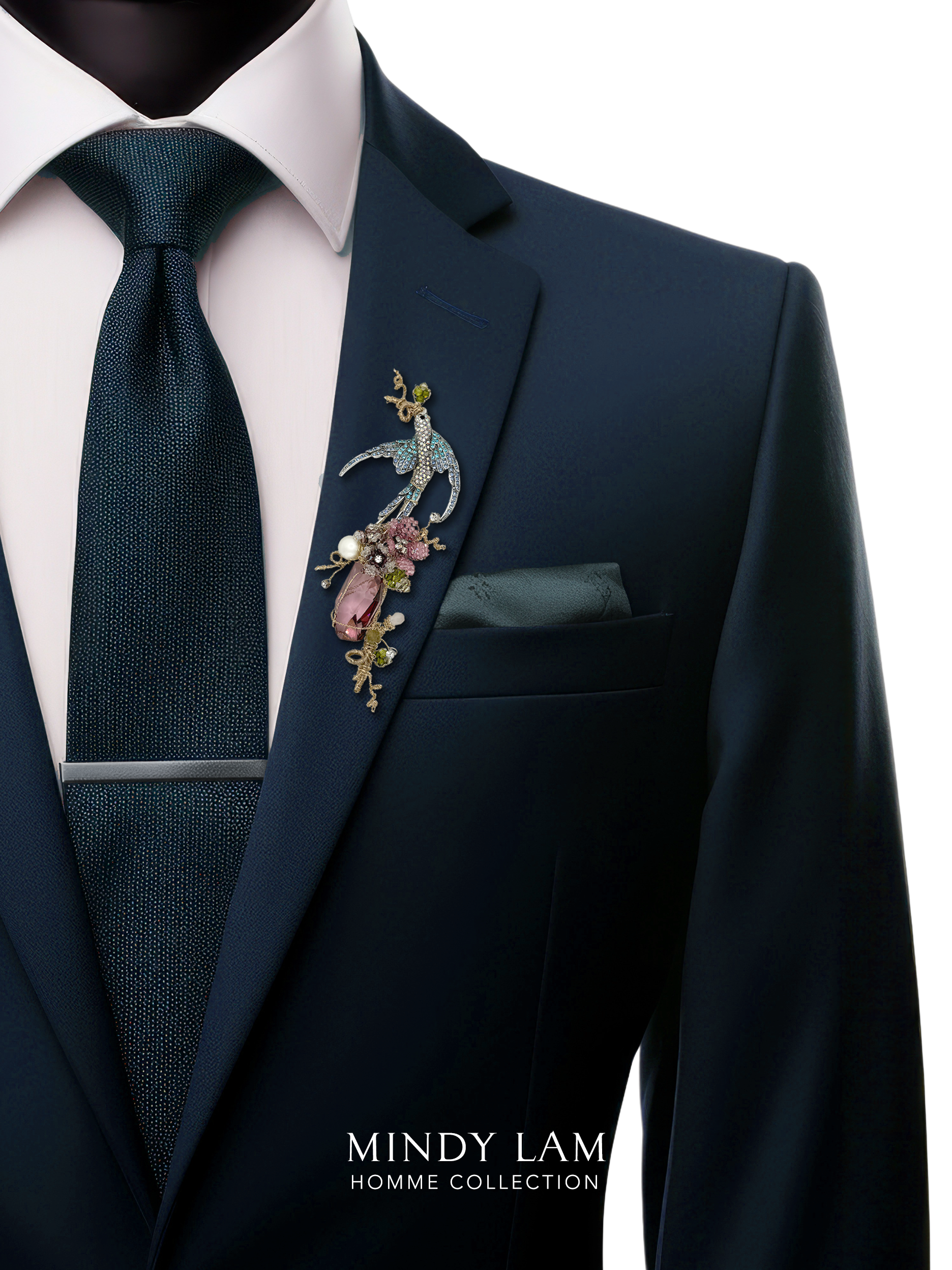 Stylish Men's Lapel Pin - Elegant Swallow Design for Suits, Blazers & Formal Attire | Perfect for Weddings, Business Meetings & Special Occasions