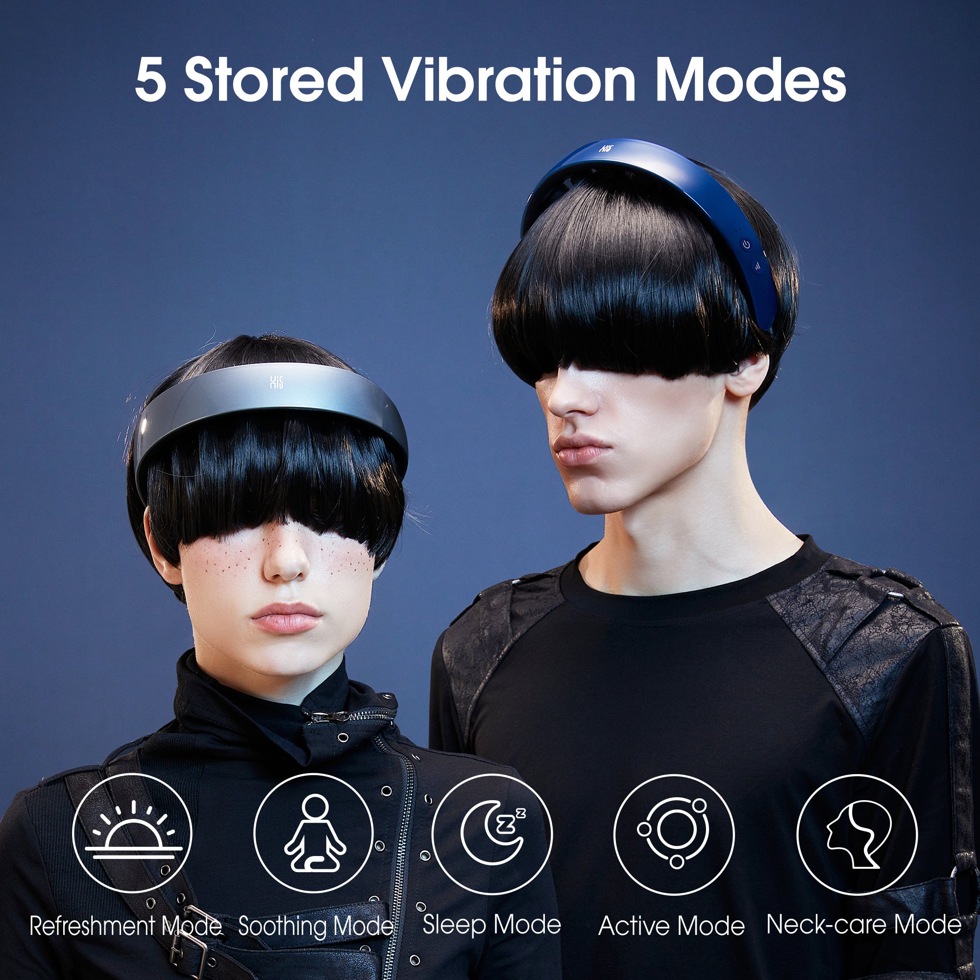 Electric Scalp Massager with 11 Vibrating Nodes - Deep Relaxation & Stress Relief - Hair Growth Stimulator for Men & Women - Perfect for Home, Office & Travel Use