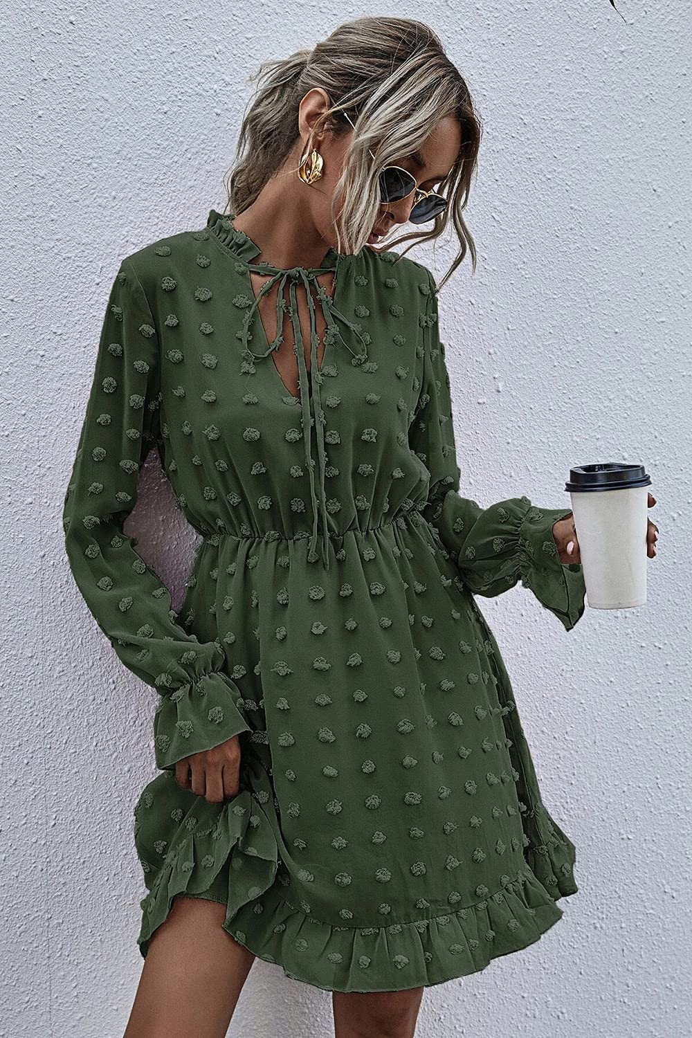 NUUR Women's Casual A-Line Midi Dress for Prom, Wedding, Party & Special Occasions - Elegant Flowy Summer Dress for Date Night, Cocktail Events & Formal Gatherings