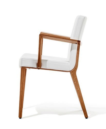 Ton Moritz Armchair - Modern Wooden Lounge Chair for Living Room, Office & Dining - Comfortable Mid-Century Design for Home Decor