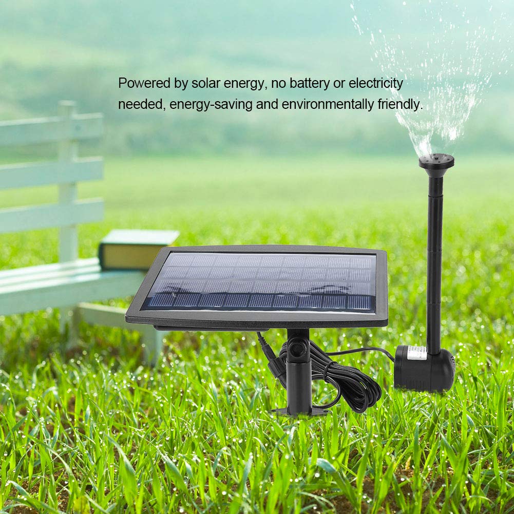 2.5W Solar Powered Water Pump for Pool, Plants & Aquarium - Eco-Friendly Solar Fountain Pump for Garden, Pond & Outdoor Decor