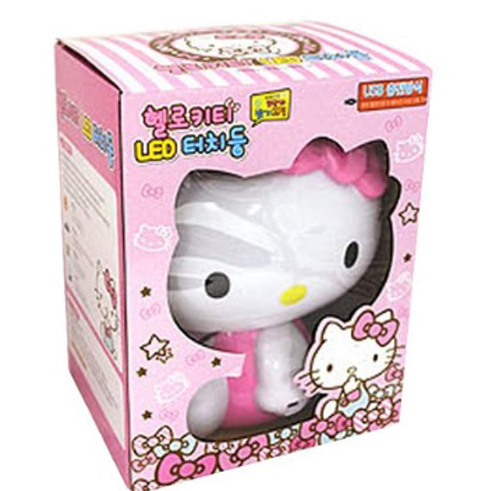 Hello Kitty LED Night Light for Kids - Rechargeable Touch Lamp with USB Charging, Cute Kawaii Nightlight for Baby Girls' Nursery, Bedroom & Toddler Sleep Aid