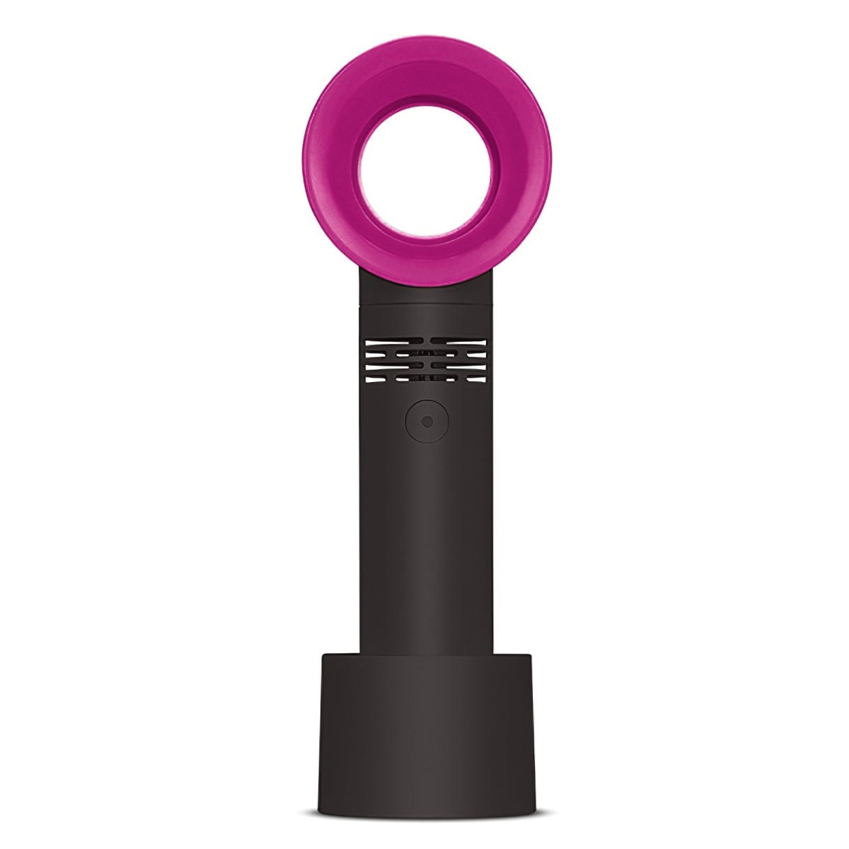 USB Rechargeable Portable Bladeless Fan - Handheld Cooling Fan for Travel, Office, and Outdoor Activities