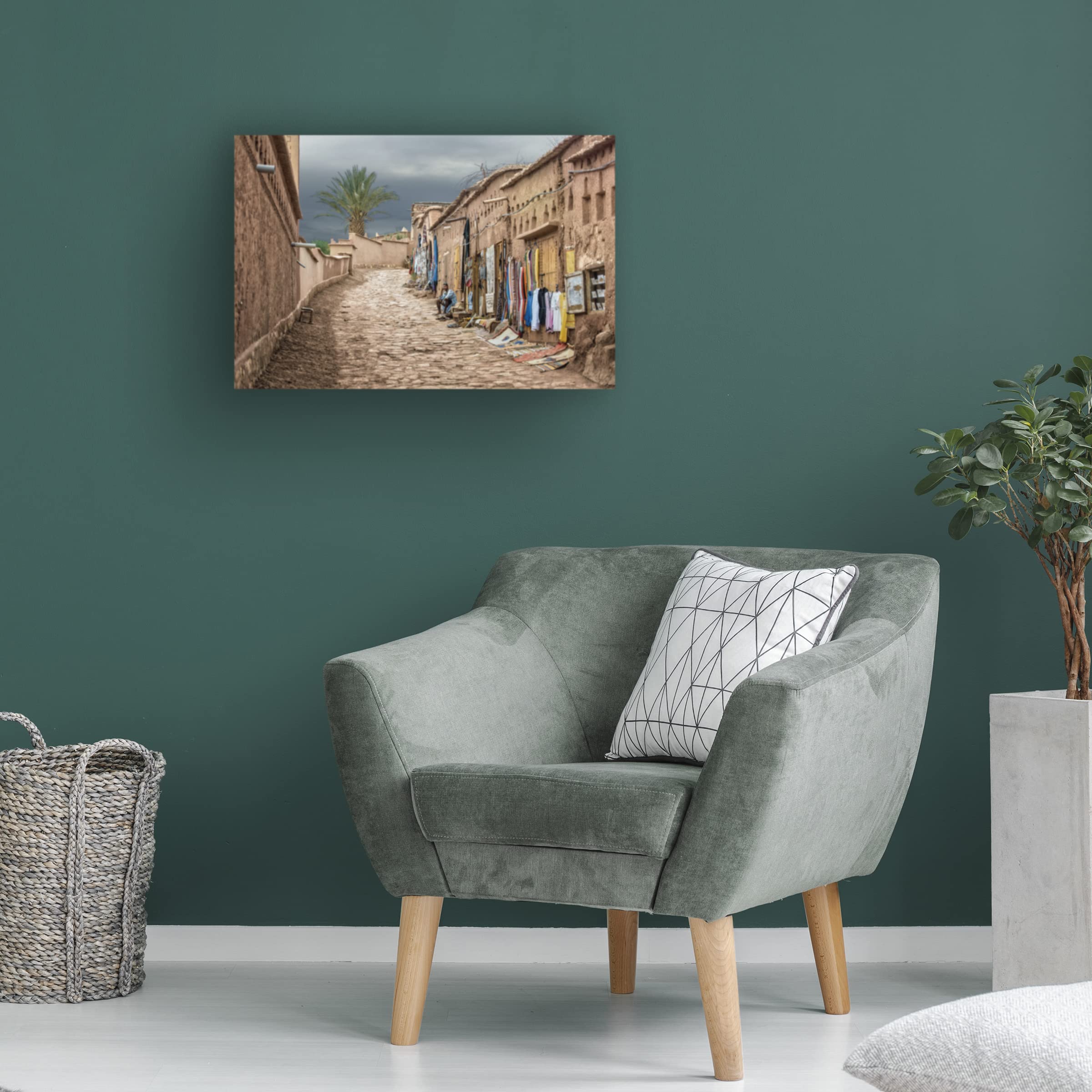 Piet Flour 'The Shop' Canvas Art Print - Modern Wall Decor for Living Room, Bedroom & Office - Trademark Fine Art Collection
