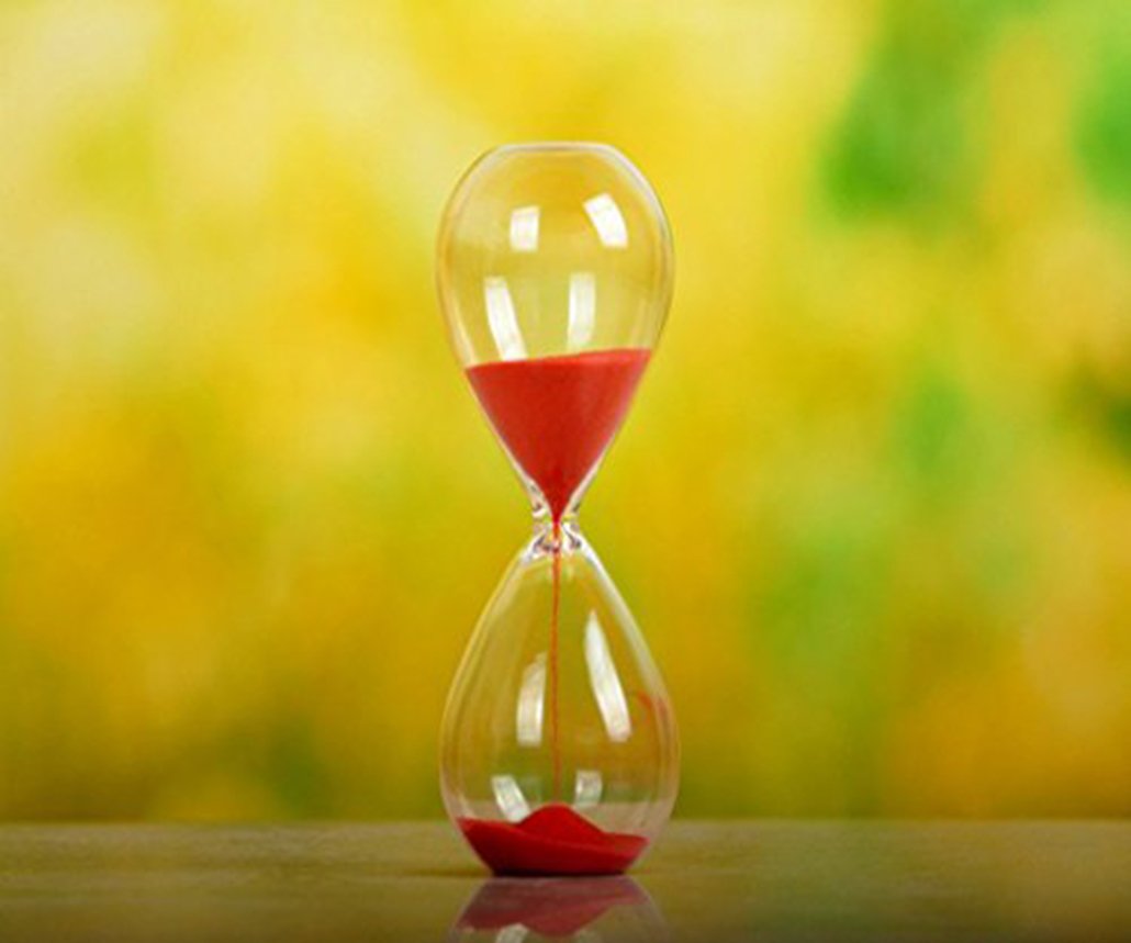 60 Minute Red Hourglass Timer - Large Colorful Sand Glass for Home, Office & Desk Decor - Unique Christmas & Birthday Gift Idea - Perfect for Meditation, Time Management & Decorative Accents
