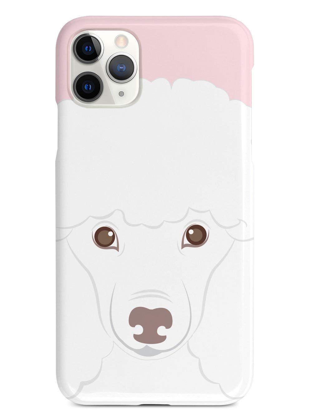 **Inspired Cases - Premium 3D Textured Protective Phone Case Compatible with iPhone 11 Pro - Cute Poodle Face Design - Durable Shockproof Cover for Apple iPhone 11 Pro - Perfect for Daily Use, Travel & Outdoor Activities**