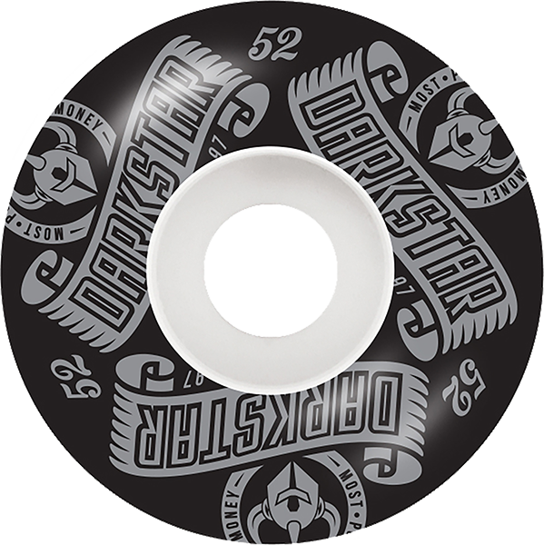 Darkstar Arc Skateboard Wheels - Set of 4 High-Performance 54mm 101A Wheels for Street & Park Skating - Perfect for Tricks, Vert Ramps & Smooth Rides