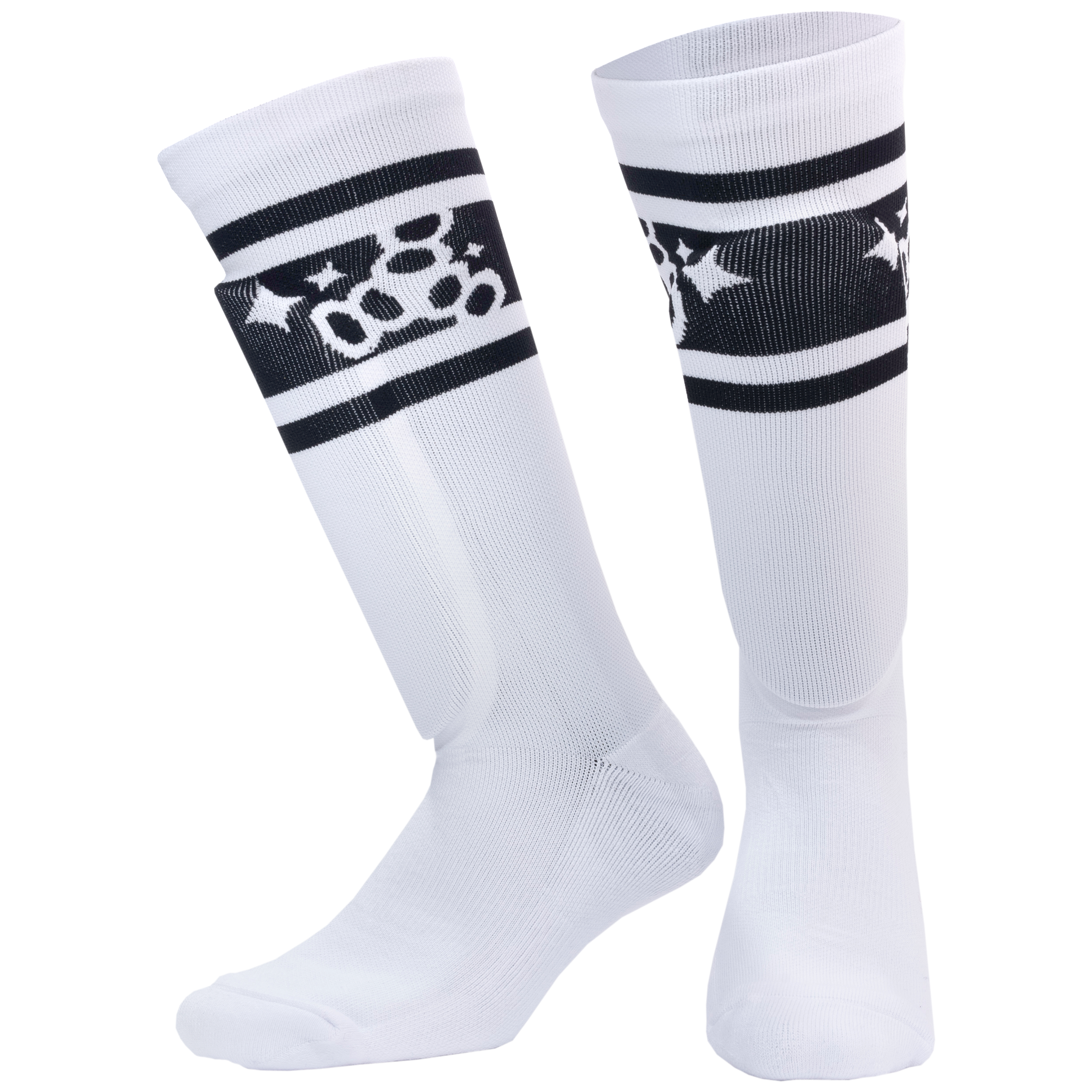 Barbie Patin Signature Edition Soccer Sock Shinguards - Comfortable Shin Guards for Kids & Youth - Perfect for Training, Games & Sports Protection