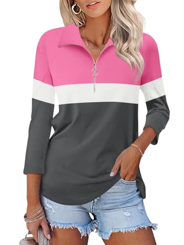 B-hot Pink-white-charcoal