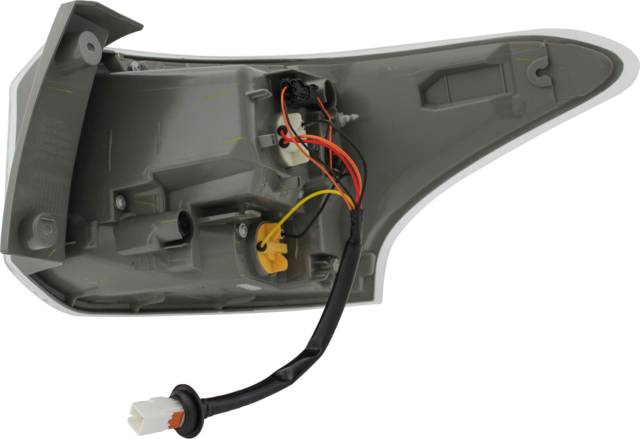 Compatible with Mitsubishi Outlander Tail Lights Lamps Set 2014-2015 - Driver & Passenger Side LED Brake Lights - Perfect for Night Driving & Enhanced Safety