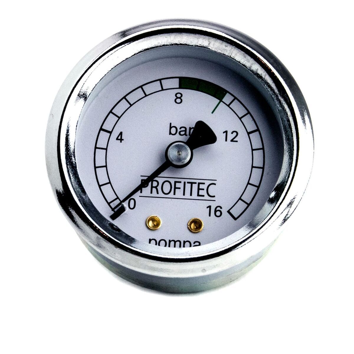 Profitec Espresso Machine Pump Pressure Gauge - Small White Replacement Part for Coffee Makers - Perfect for Home Baristas & Coffee Shops