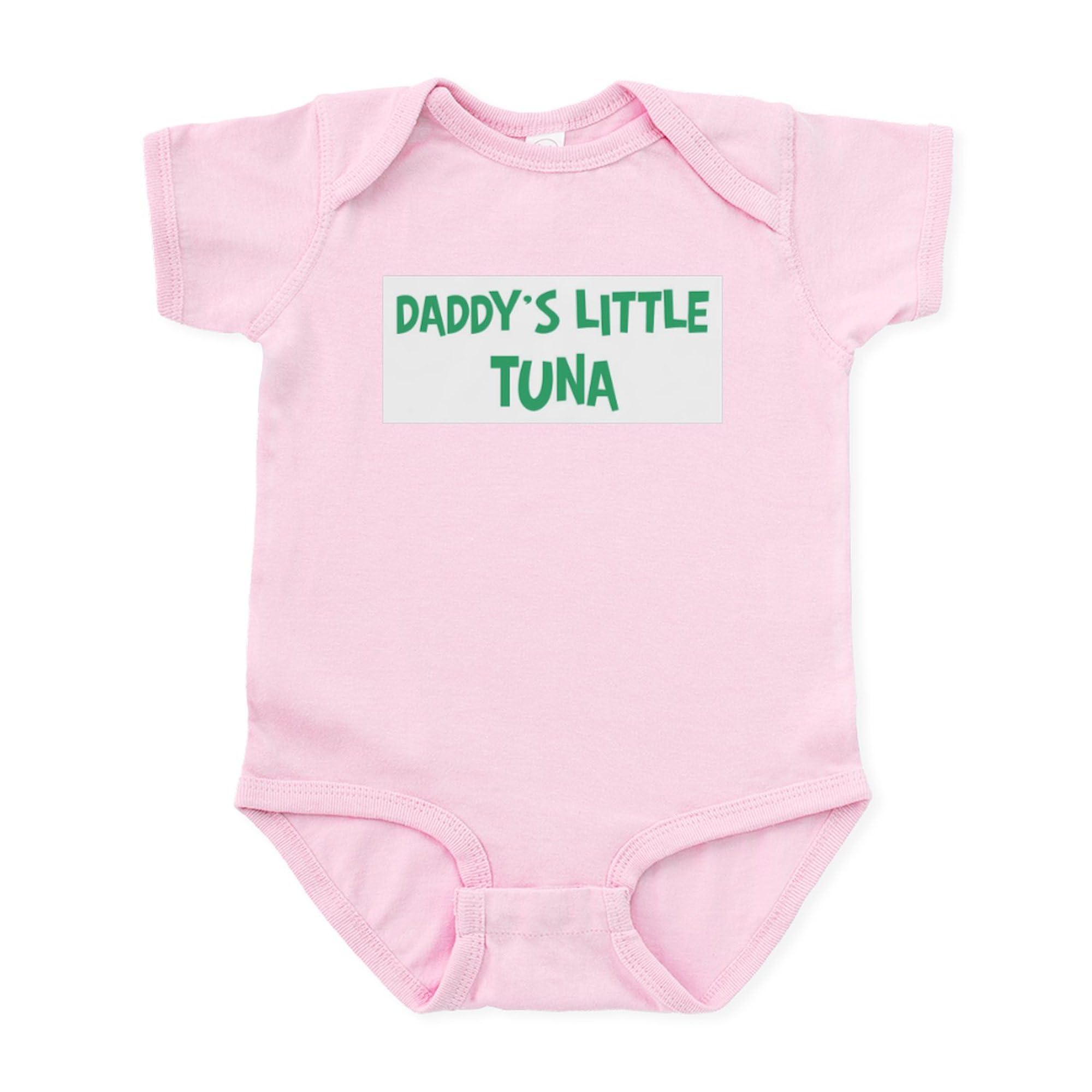 Daddy's Little Tuna Infant Bodysuit - Cute Baby Romper for Newborns & Infants | Perfect for Family Photos, Playtime & Special Occasions