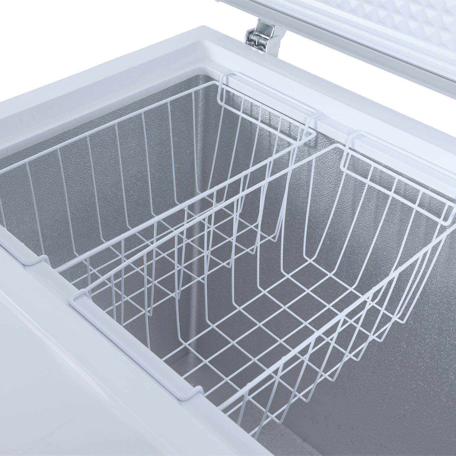 Avanti CF10F0W 10.0 Cu. Ft. Energy Efficient Chest Freezer - Garage Ready, Deep Freeze for Meat, Frozen Food Storage & Bulk Buying - Perfect for Home, Basement, Restaurant & Commercial Use