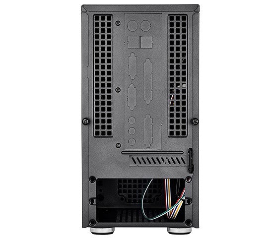 Spire Powercube 501 Mini Case Black #SPM501B - 300W PFC 2U3 Power Supply | Compact PC Case for Home & Office Computers, Gaming Rigs & Workstations