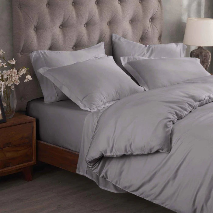Premium 300 Thread Count Modal Duvet Cover Set - Soft & Breathable Beechwood Fabric - Perfect for Bedroom, Hotel, and Guest Room Comfort