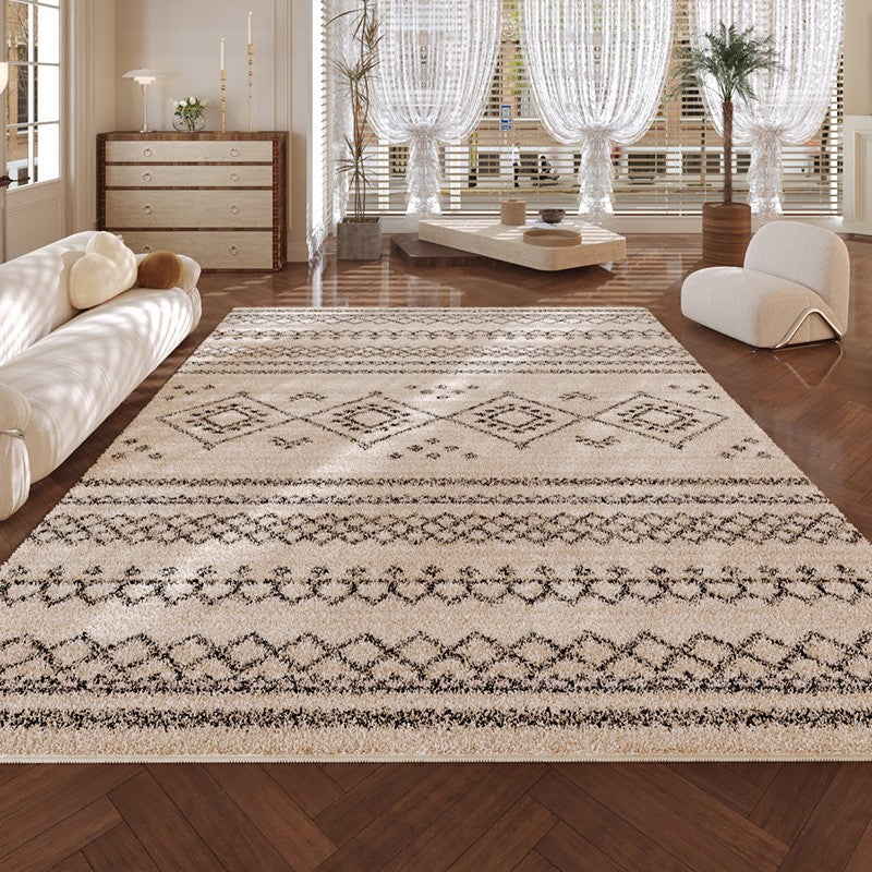 Abstract Contemporary Runner Rugs - Non-Slip Modern Hallway Carpet for Living Room, Bedroom, Bathroom & Kitchen - Soft Washable Floor Mat for Home Decor & High Traffic Areas