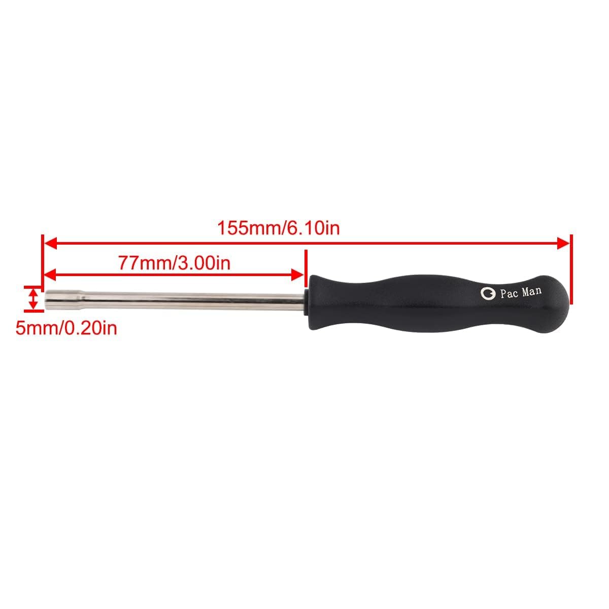 Pac-Man Style Carburetor Adjustment Tool 308535003 - Carb Screwdriver for 2-Cycle Homelite, Ryobi & Poulan Blowers & Trimmers - Perfect for Small Engine Maintenance & Repair (Lawn Care, Landscaping, Gardening)