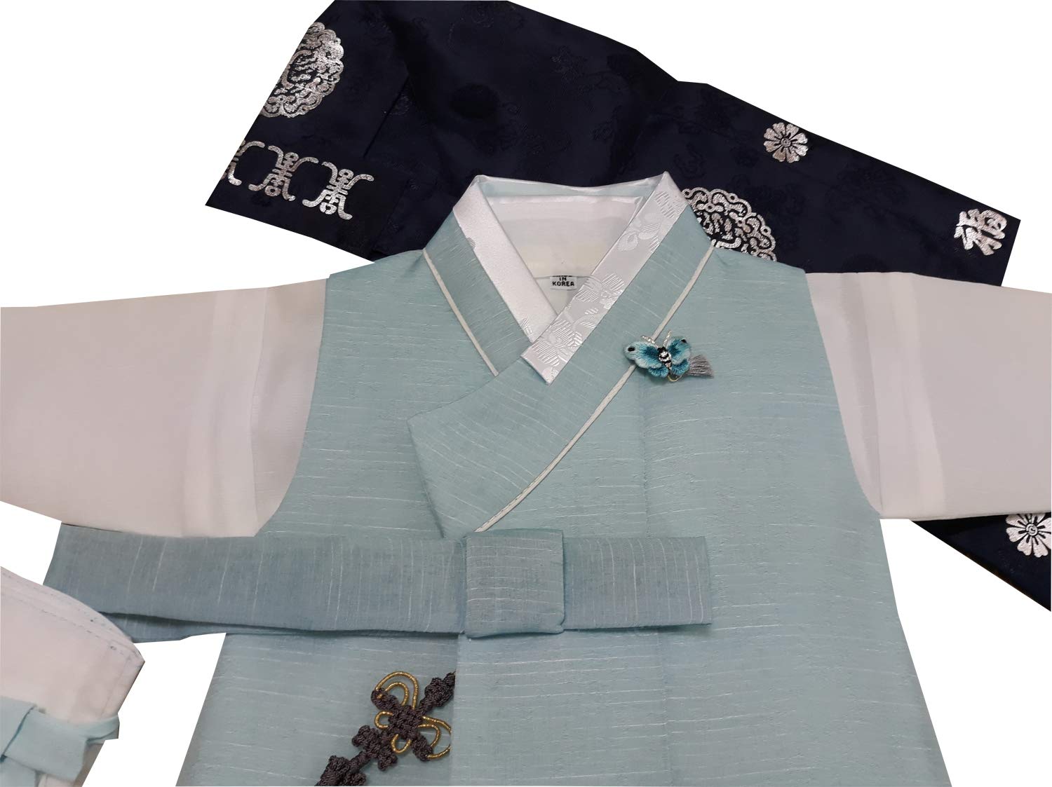 100-Day Korean Baby Boy Hanbok Traditional Dress Outfit Set for Birthday Celebration & Special Occasions | Perfect for Photos, Parties & Cultural Events