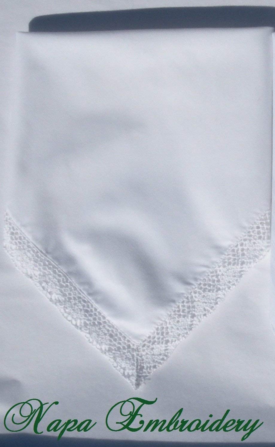 Personalized Embroidered Wedding Handkerchiefs - Thoughtful Gift for Mother of the Bride, Mother of the Groom & Mother-in-Law | Elegant Keepsake for Wedding Day Tears & Special Moments | by Napa Embroidery
