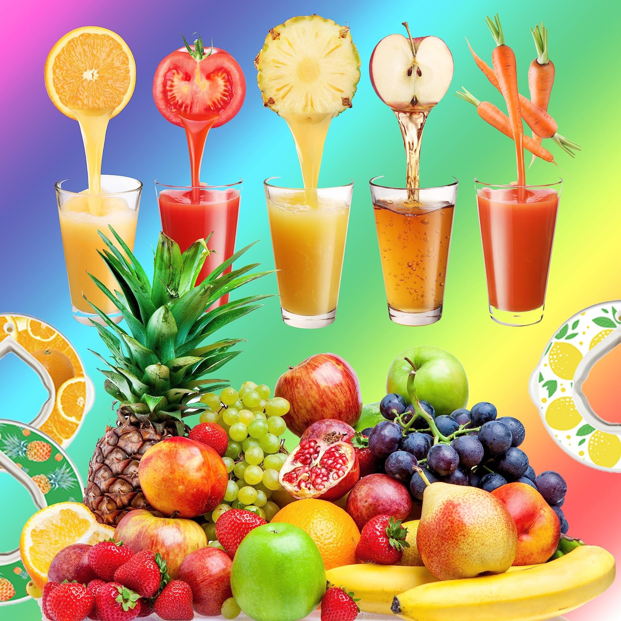 Refillable Scented Water Bottle Pods - Watermelon, Peach & Lemon Flavor Variety Pack | Compatible with Aroma Sports Cups & Bottles | Perfect for Gym, Hiking & Outdoor Activities