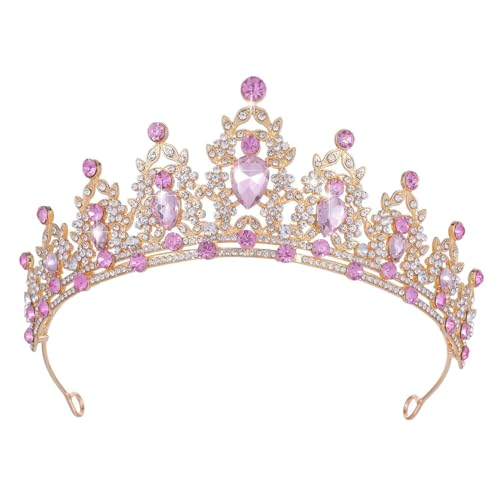 gold pink crown