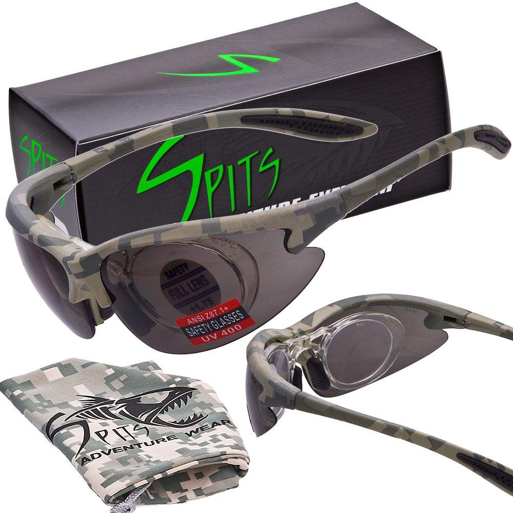MAGshot Magnifying Hunting & Shooting Safety Glasses with ACU Camo Frame - Perfect for Target Practice, Hunting Trips & Outdoor Adventures