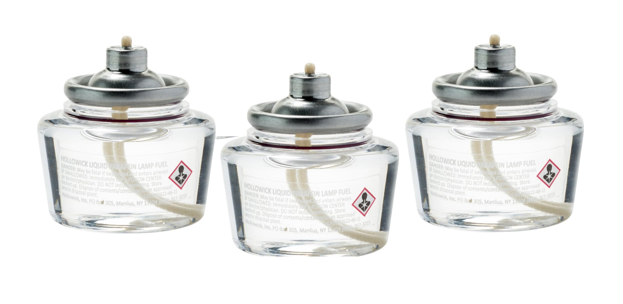 D'light Online 10-Hour Smokeless Disposable Liquid Candle Fuel Cartridges - Clear Emergency & Decorative Candles for Restaurants, Weddings, Power Outages (Pack of 144)