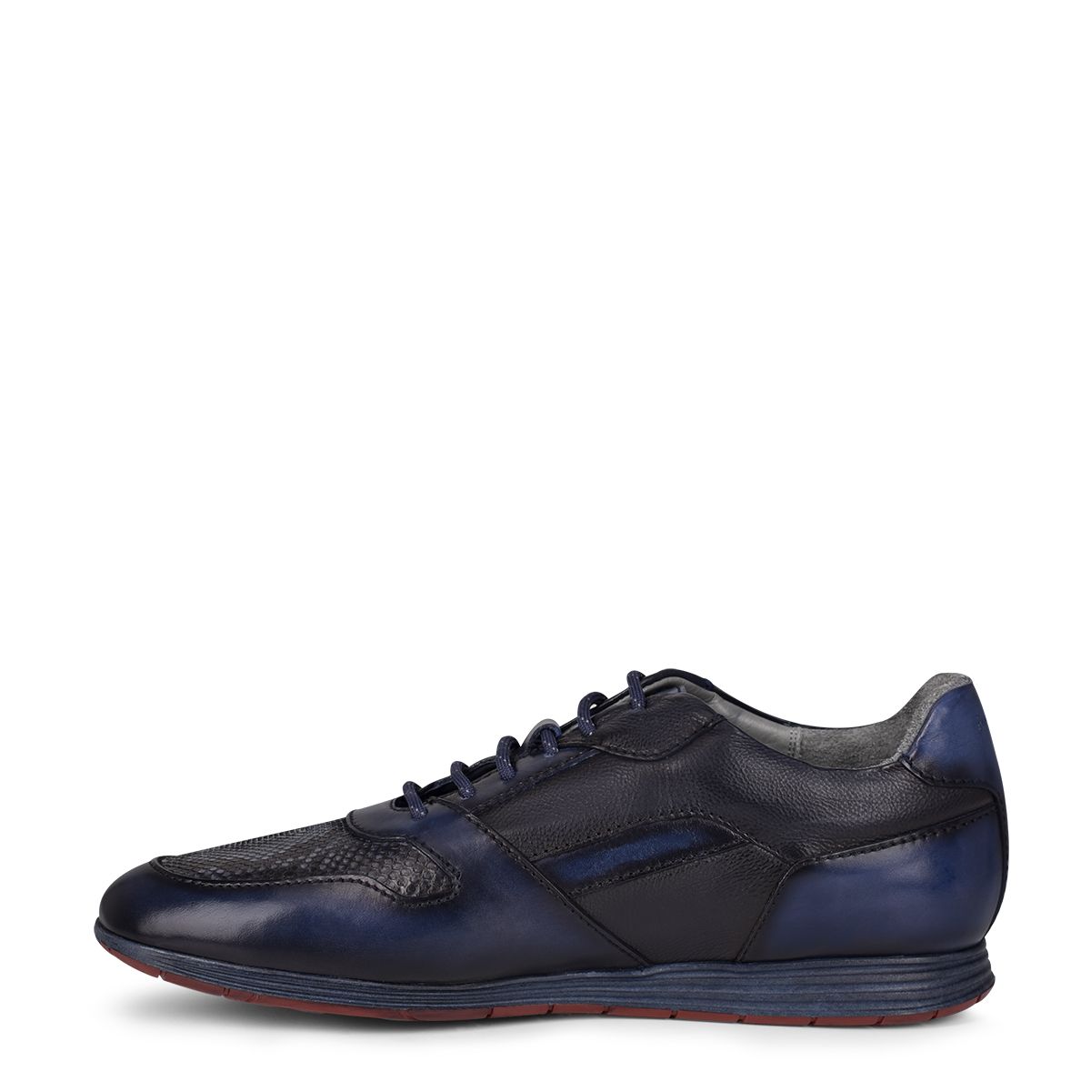 Men's Cuadra Blue Casual Fashion Python Derby Sneakers - Stylish & Comfortable for Everyday Wear, Work & Outdoor Activities