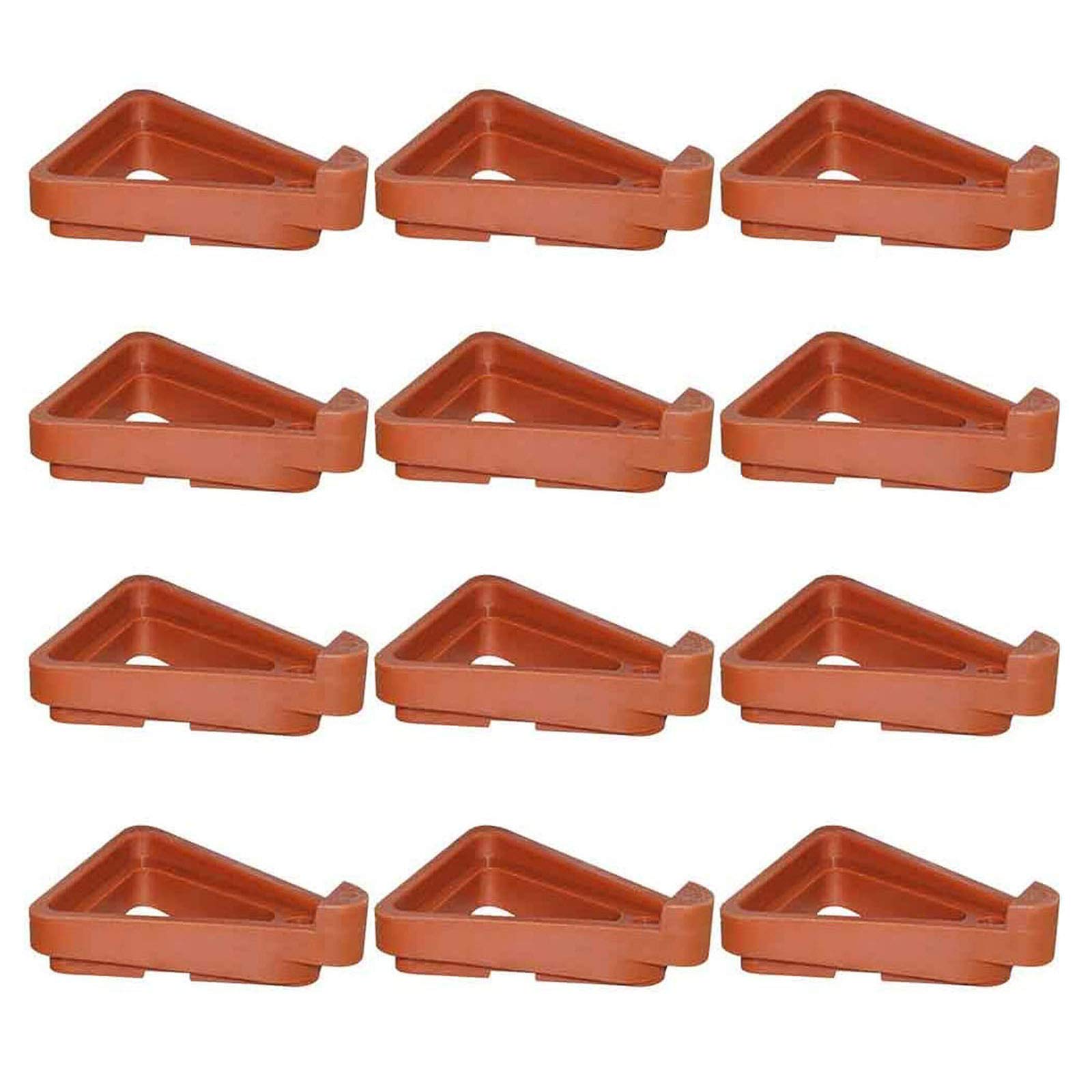 24 Pack Invisible Flower Pot Risers - Plant Pot Feet & Lifters for Small to Large Indoor/Outdoor Planters - Durable Potted Plant Stand for Better Drainage & Airflow - Perfect for Decks, Patios, and Garden Spaces