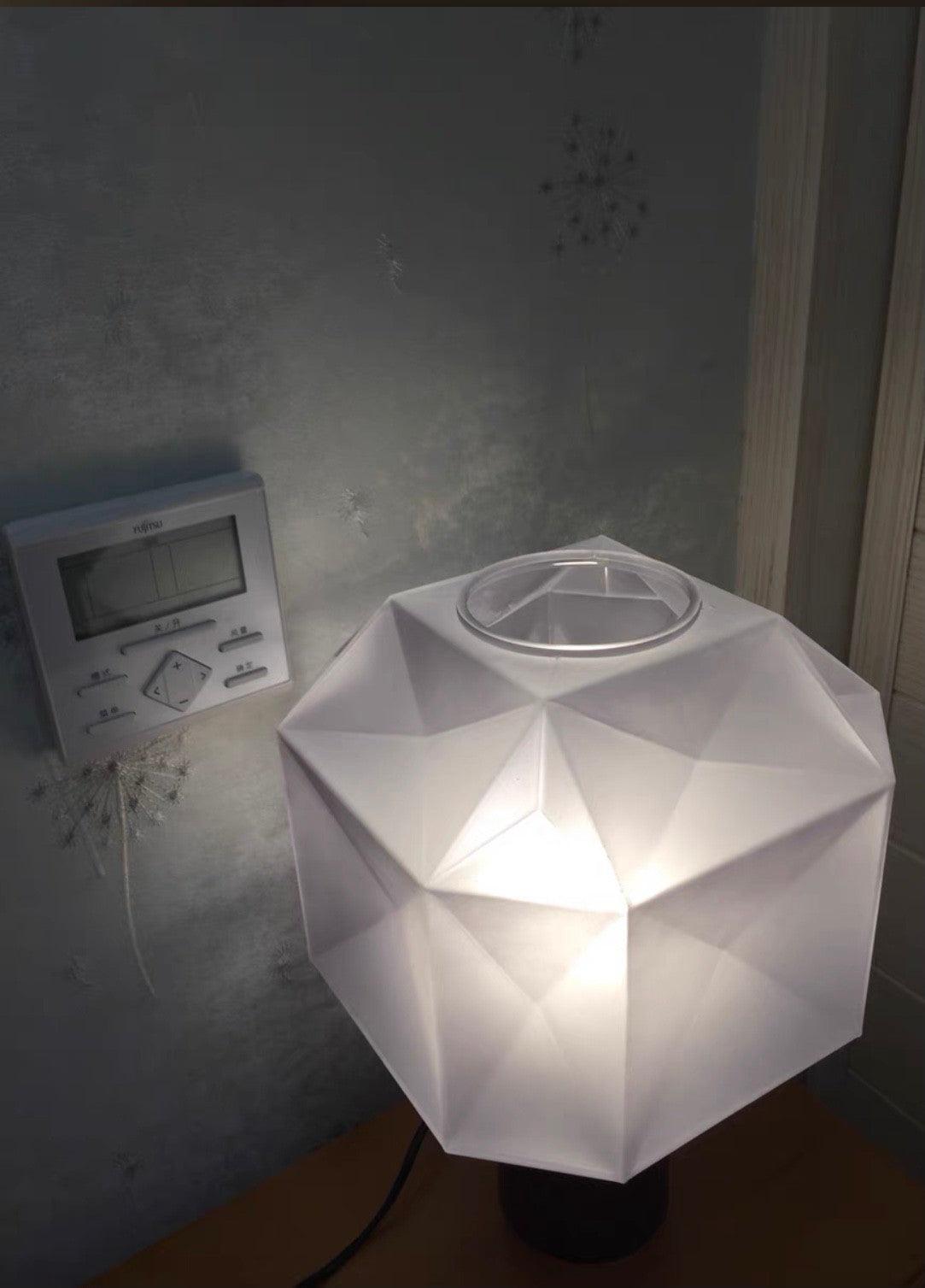 Modern Cubo Table Lamp - LED Night Light for Bedroom, Living Room & Office - Adjustable Brightness & Warm White Light - Perfect for Reading, Relaxing & Decor
