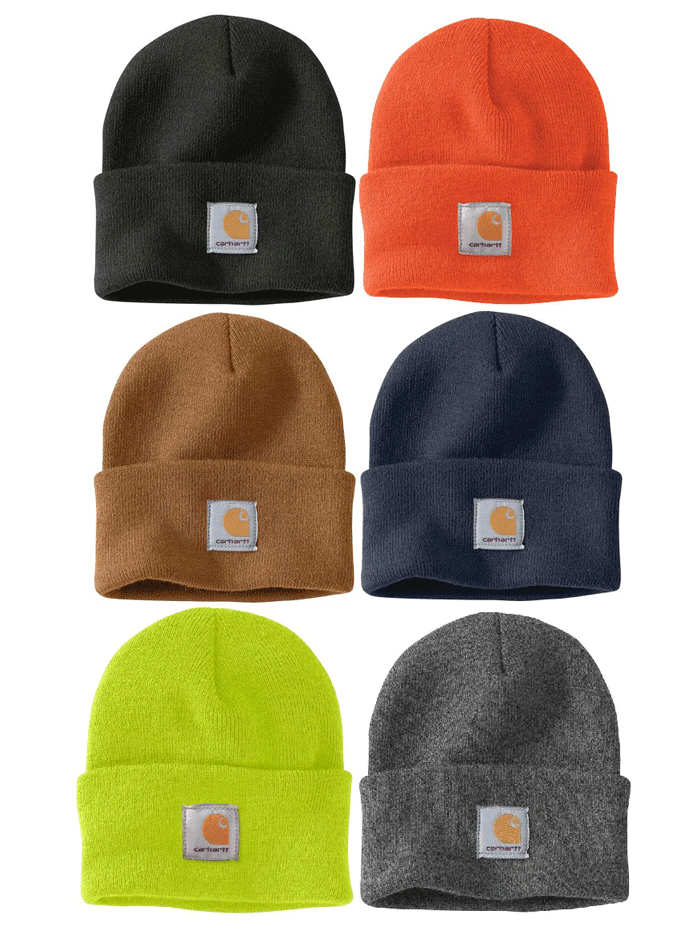 Carhartt A18 Knit Cuffed Beanie for Men & Women - Warm Winter Hat in Multiple Colors - Perfect for Outdoor Activities, Skiing, and Cold Weather
