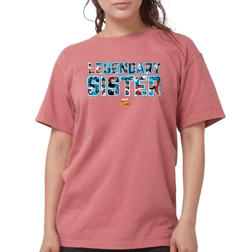 Captain America Sister Women's Comfort Colors T-Shirt | Superhero Graphic Tee for Women | Casual Wear & Fan Gifts