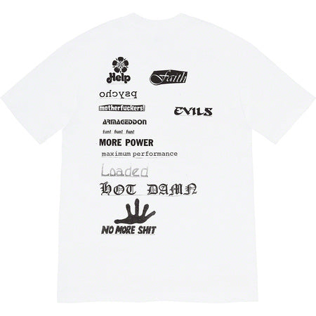 Supreme No More Shit Graphic T-Shirt - Black Cotton Streetwear Tee for Men | Casual Wear, Urban Fashion, and Street Style Outfits