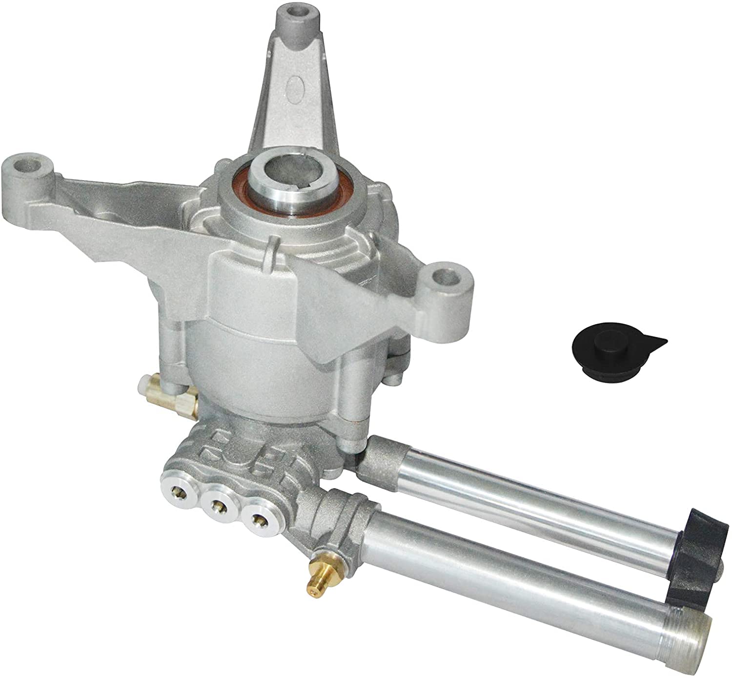 AgiiMan 2800 PSI High Pressure Washer Pump Head Replacement - Compatible with Troy Bilt SRMW22G26-EZ, KARCHER & Craftsman Pressure Washers - Front Facing Inlet/Outlet Gasoline Water Pump Accessory - Perfect for Home Cleaning, Car Washing & Outdoor Equipment Maintenance