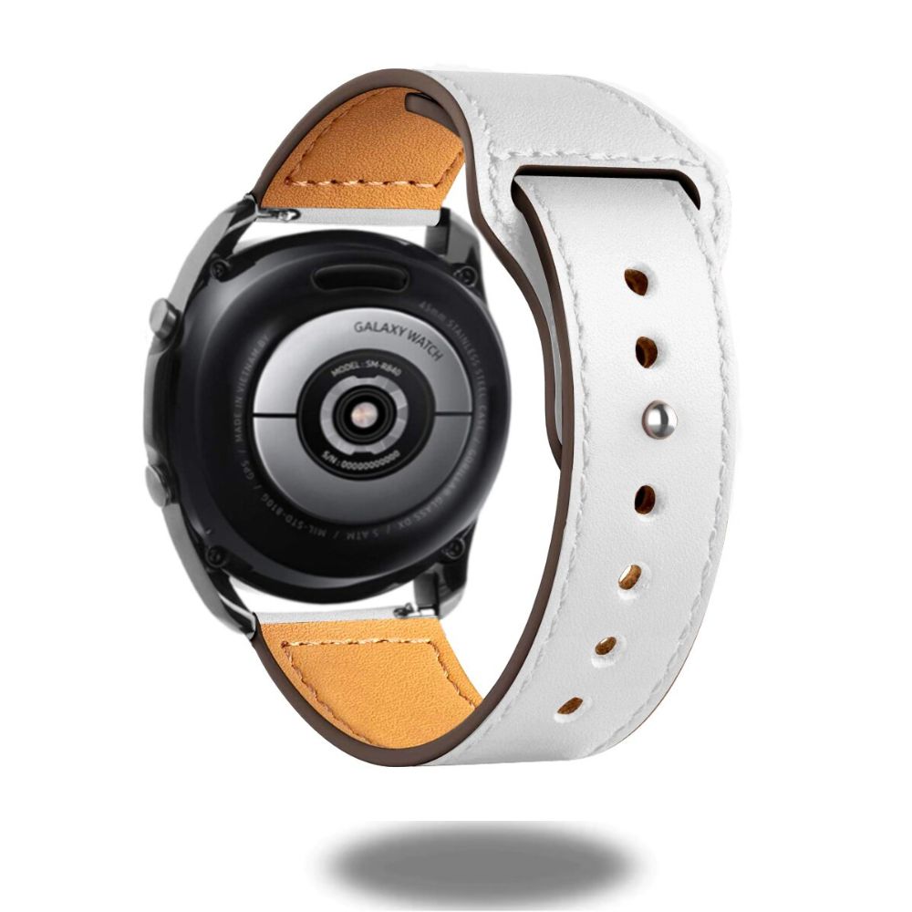 Premium Genuine Leather Bands for Samsung Galaxy Watch - Comfortable & Durable Replacement Straps for Workout, Office & Everyday Wear