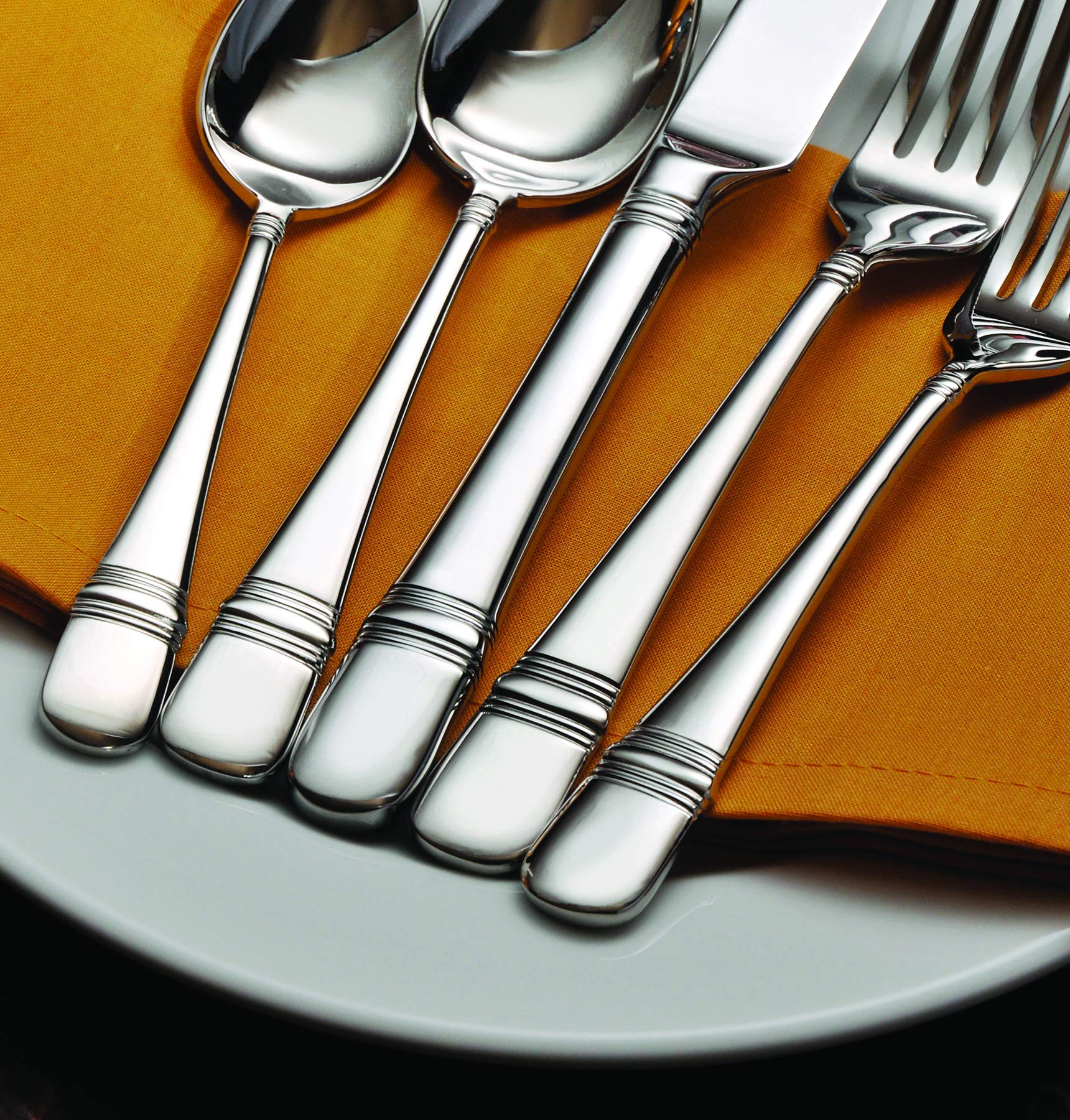 Oneida 12-Piece Silver Butter Spreaders Set - Stainless Steel Flatware for Dinner Parties, Weddings & Everyday Use