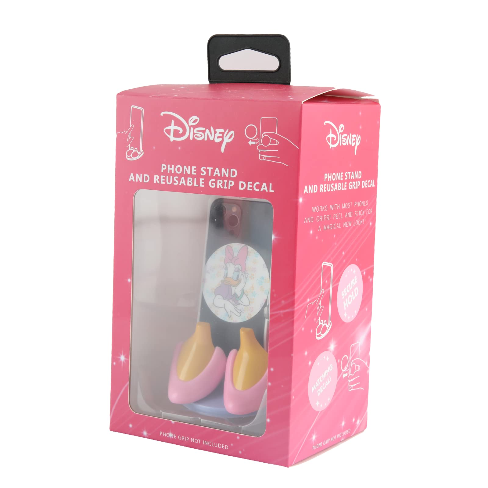 Disney Mickey Mouse and Friends Phone Stand with Daisy Design - Universal Cell Phone Holder for Desk, Compatible with iPhone & Android - Perfect for Home, Office, and Travel Use