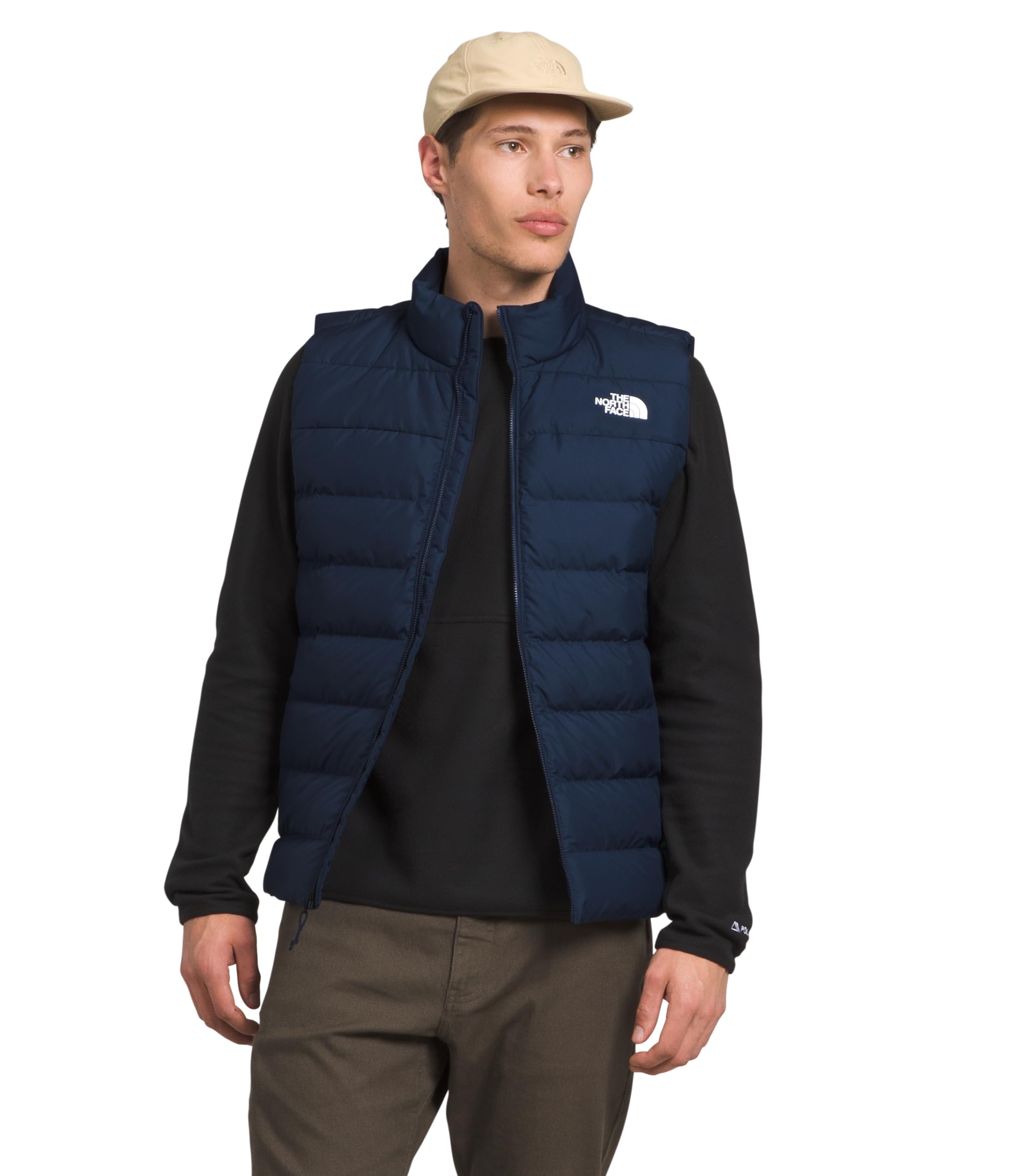 The North Face Men's Aconcagua 3 Vest - Lightweight Packable Down Insulated Vest for Hiking, Camping & Outdoor Activities
