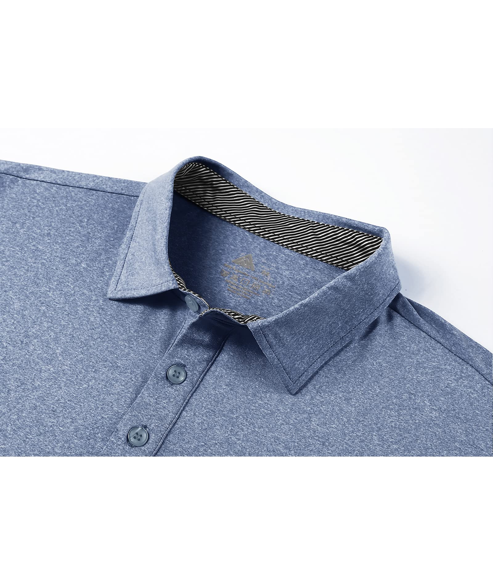 V VALANCH Men's Performance Golf Polo Shirt - Moisture Wicking, Breathable Short Sleeve Shirt for Summer - Ideal for Golf, Tennis, and Casual Wear