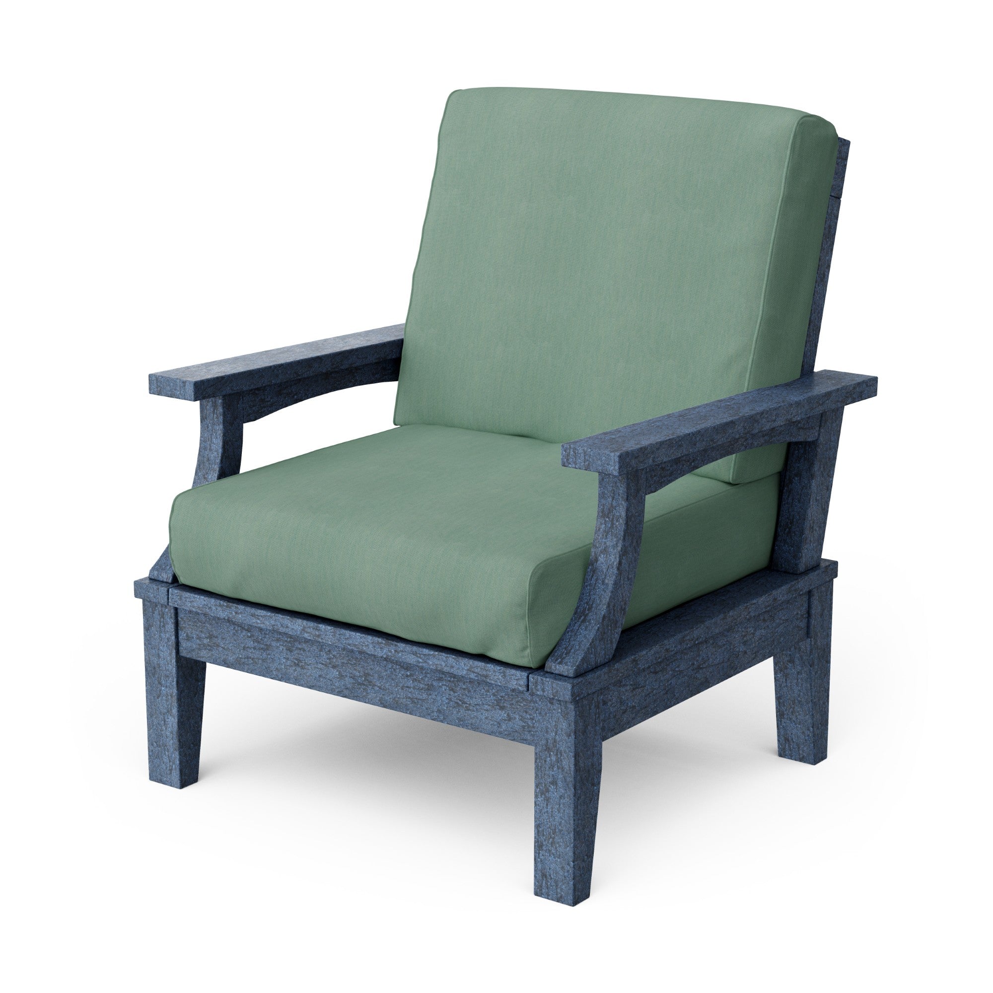 Heritage Deep Seating Patio Chair with Weather-Resistant Cushions - Outdoor Lounge Furniture for Garden, Poolside & Backyard Relaxation