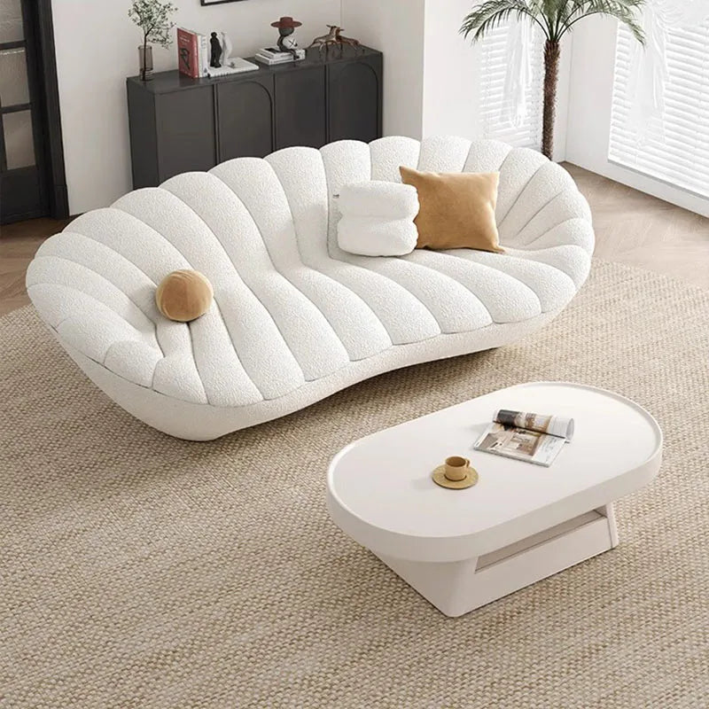 Minimalist Floral Canape Sofa Set - Elegant & Cozy Living Room Furniture for Small Spaces | Perfect for Apartments, Studios & Modern Home Decor