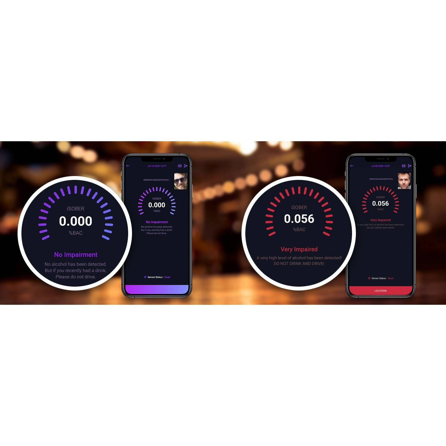 Andatech Alcosense Elite 3 BT Personal Breathalyser - Professional Bluetooth Breath Alcohol Tester for Accurate BAC Measurement | Perfect for Drivers, Workplace Safety & Personal Use