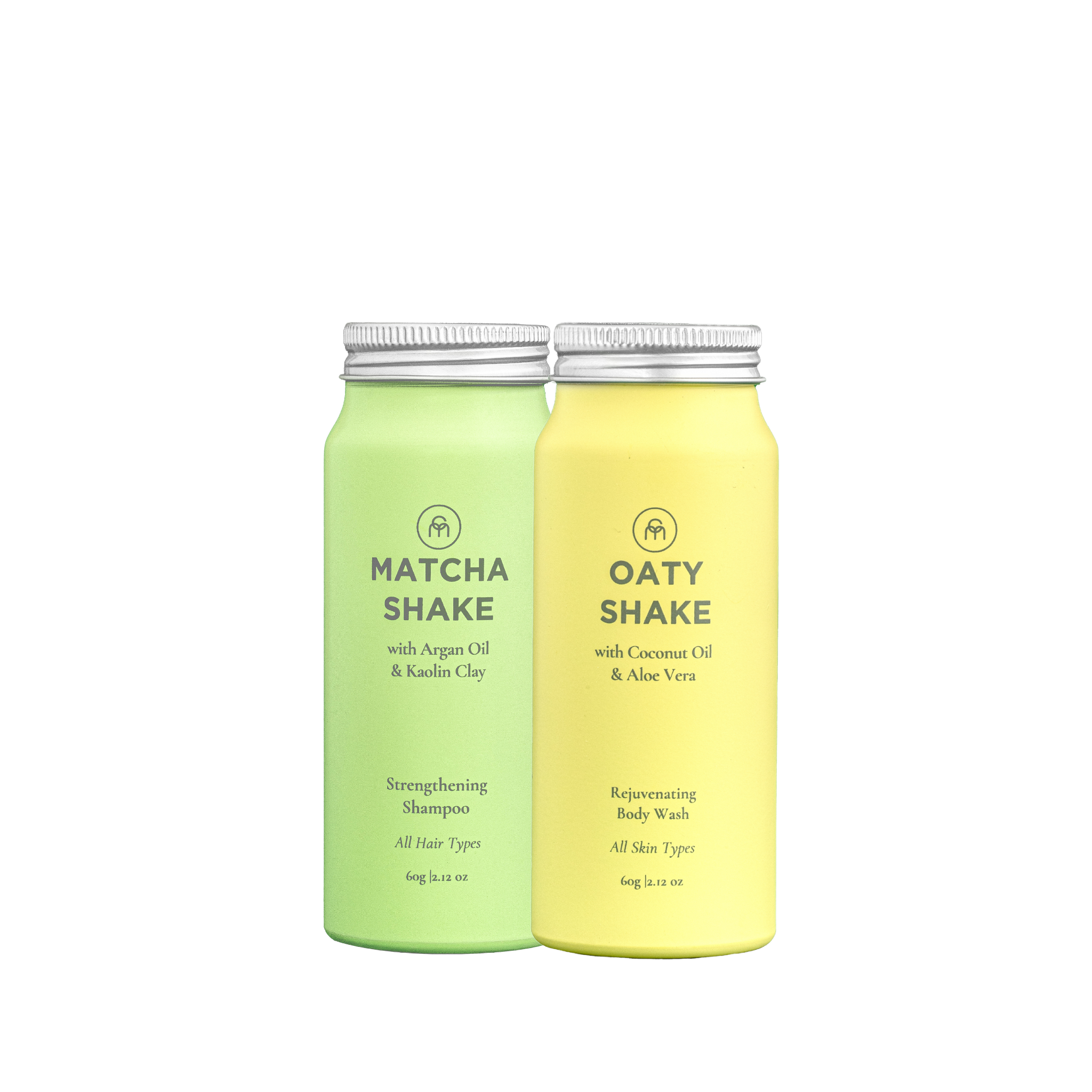 Organic Shampoo & Body Wash Set for Men & Women - Sulfate-Free, Hydrating & Nourishing - Perfect for Daily Hair & Skin Care at Home or Gym