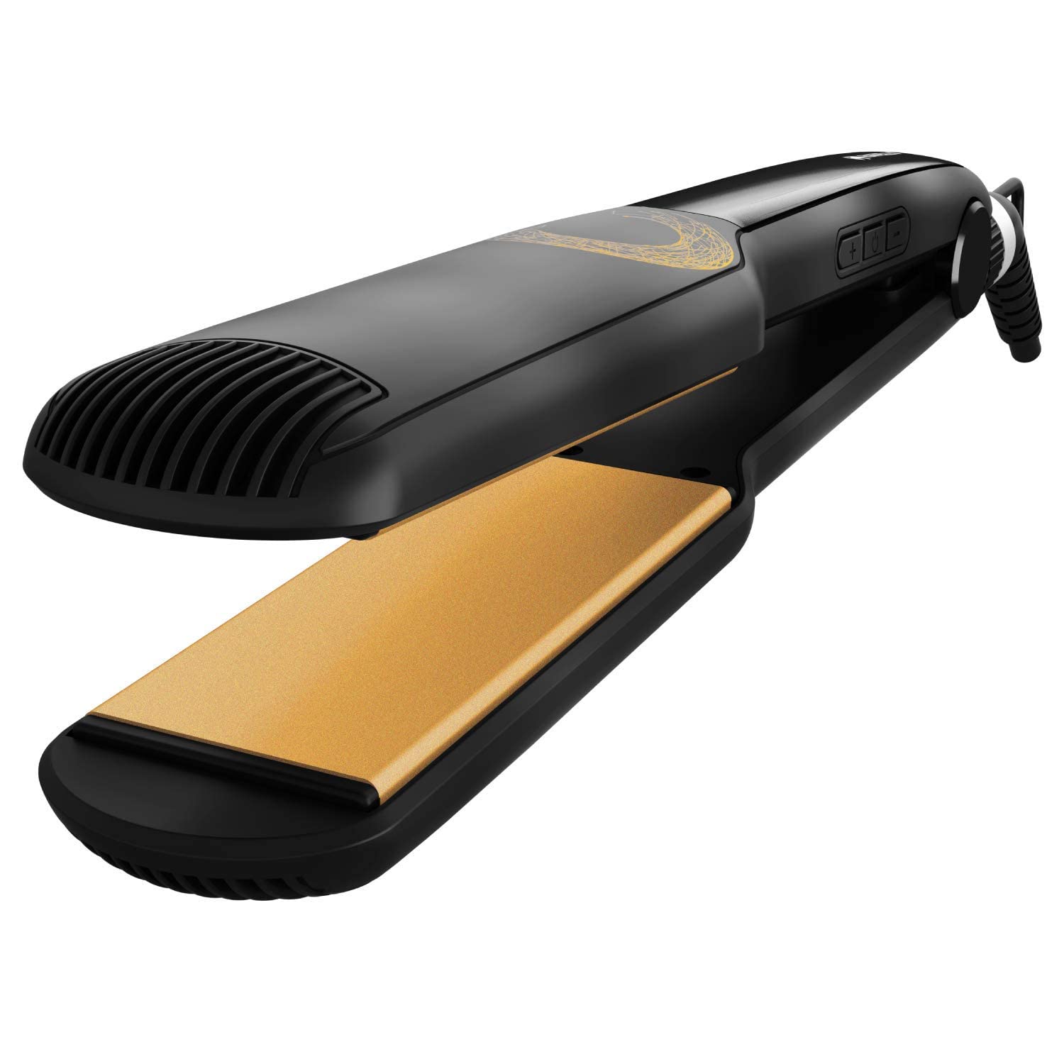 Havells HS4122 Black Keratin Hair Straightener - Professional Ionic Flat Iron for Smooth & Shiny Hair - Salon Quality Styling at Home - Perfect for Straightening, Curling & Styling