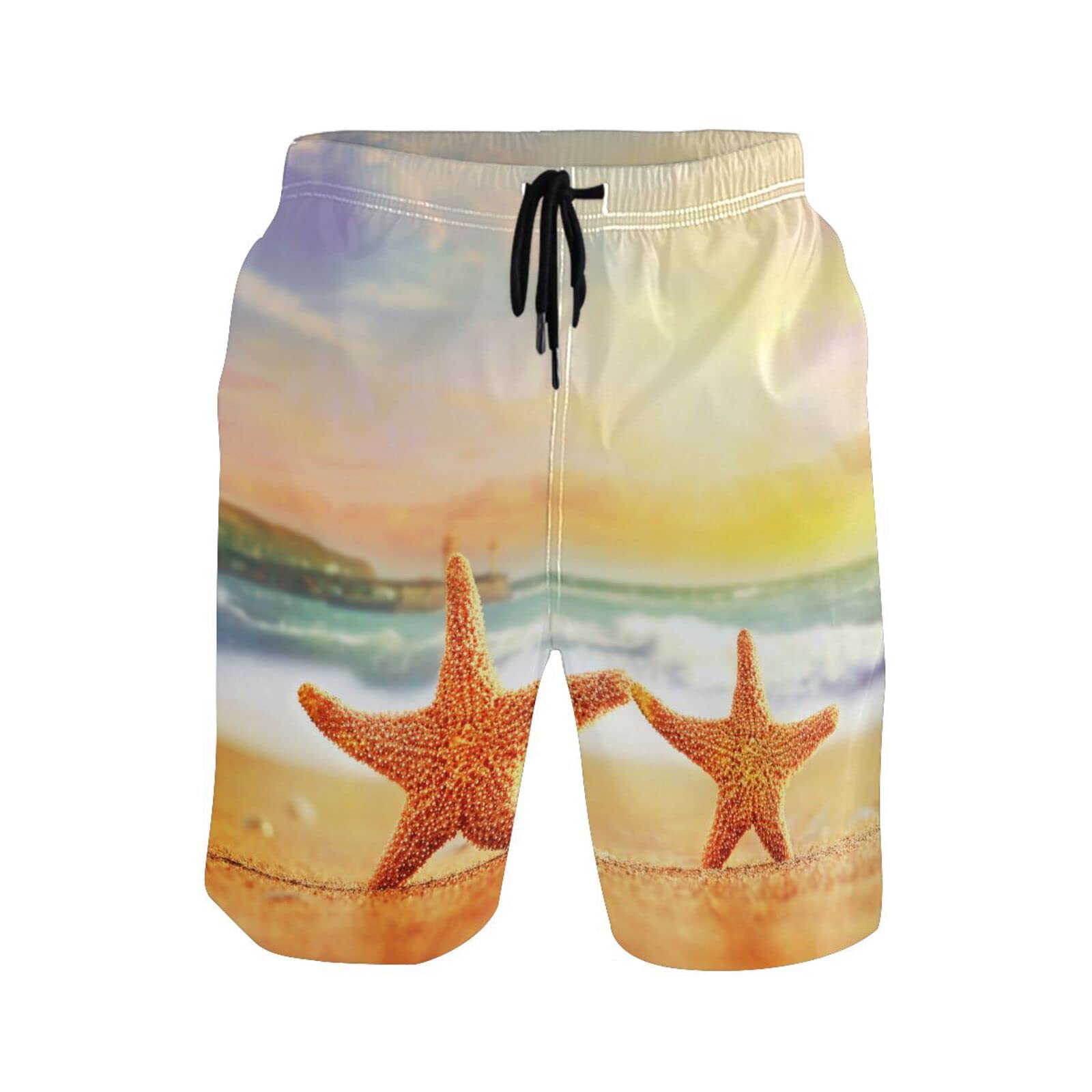 **Men's Swim Trunks with Pockets - Quick-Dry Beach Shorts for Swimming, Surfing & Vacation | Comfortable Bathing Suits for Pool, Beach & Summer Outings**