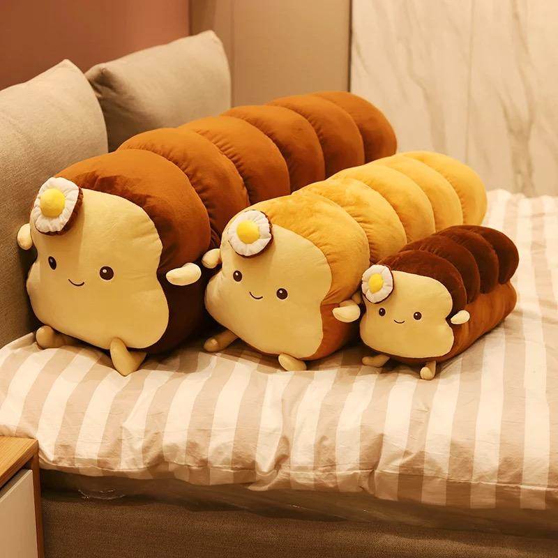 Lola The Loaf: Adorable Kawaii Bread Plush Toy - Perfect for Cute Home Decor, Anime Lover Gifts & Cozy Bedroom Snuggles