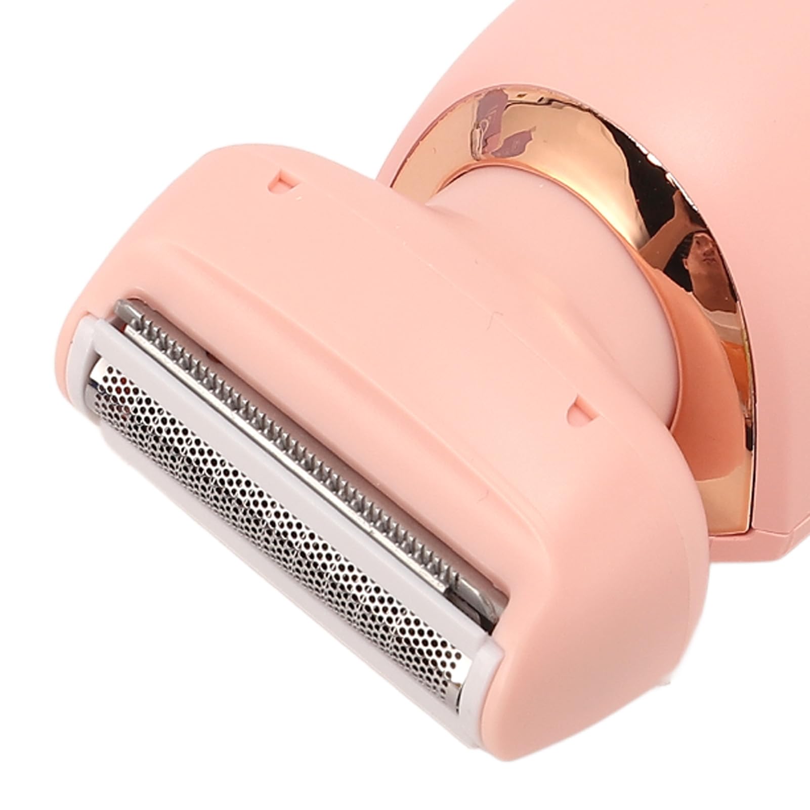 Electric Hair Removal Device for Women - 2 in 1 Rechargeable Epilator with Interchangeable Heads, Painless Hair Remover for Face & Body - Perfect for Pregnancy Care & Smooth Skin (Pink) | At-Home Hair Removal & Beauty Routine