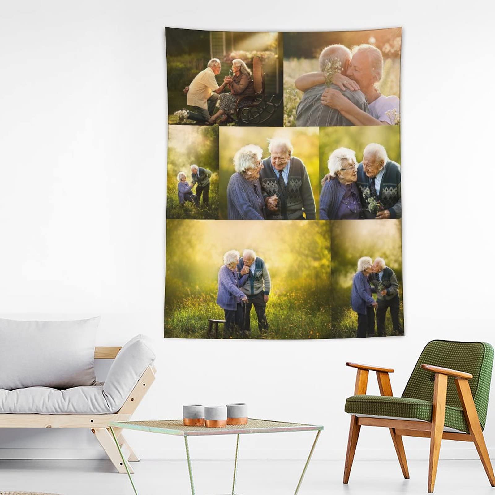 JCETUNO Custom 3D Tapestry Wall Hanging - 60