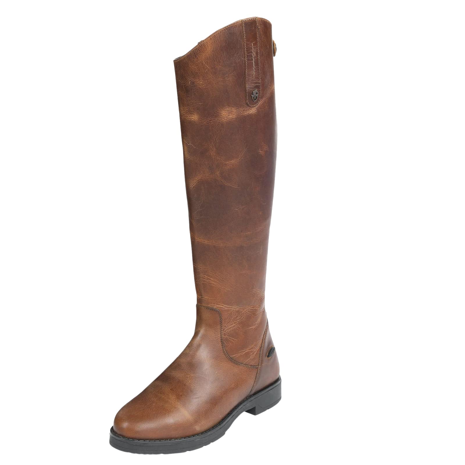 Moretta Shires Ventura Women's Riding Boots - Brown Leather Equestrian Boots for Horseback Riding & Outdoor Activities