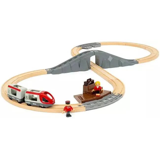 Best World Train Set Starter Kit for Kids - Electric Travel Train Toy with Tracks & Accessories - Perfect for Birthday Gifts & Holiday Playtime
